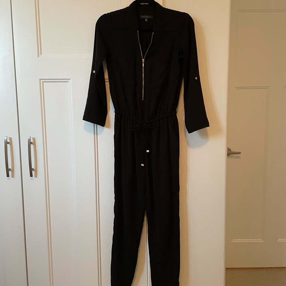 Dynamite Black Jumpsuit